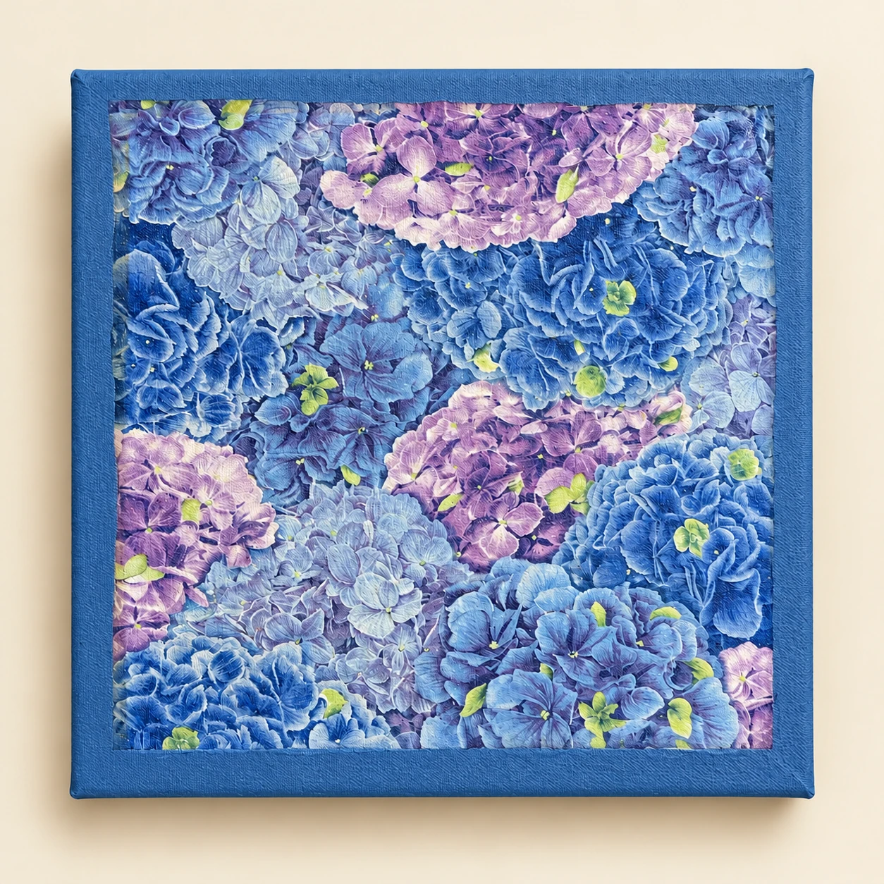 Sueño de hortensias · Azul océano