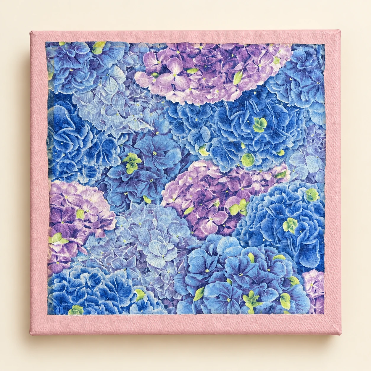 Sueño de hortensias · Rosa suave