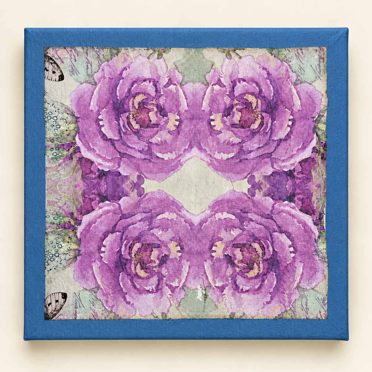 Rosas de lavanda · Azul océano